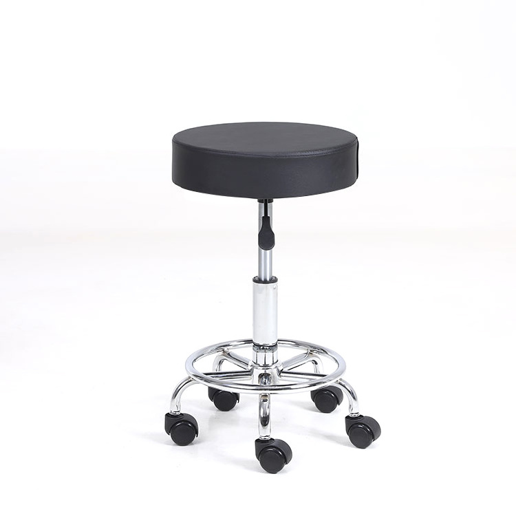 Round seat medical ergonomic dental assistant office stool