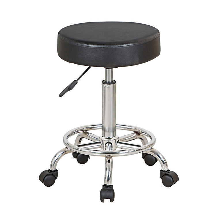 Round seat medical ergonomic dental assistant office stool