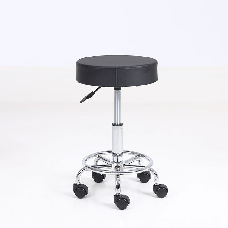 Round seat medical ergonomic dental assistant office stool