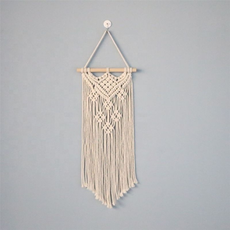 Creative Boho Decor Bamboo Hand-woven Macrame Wall Hanging Wall Tapestry Decoration