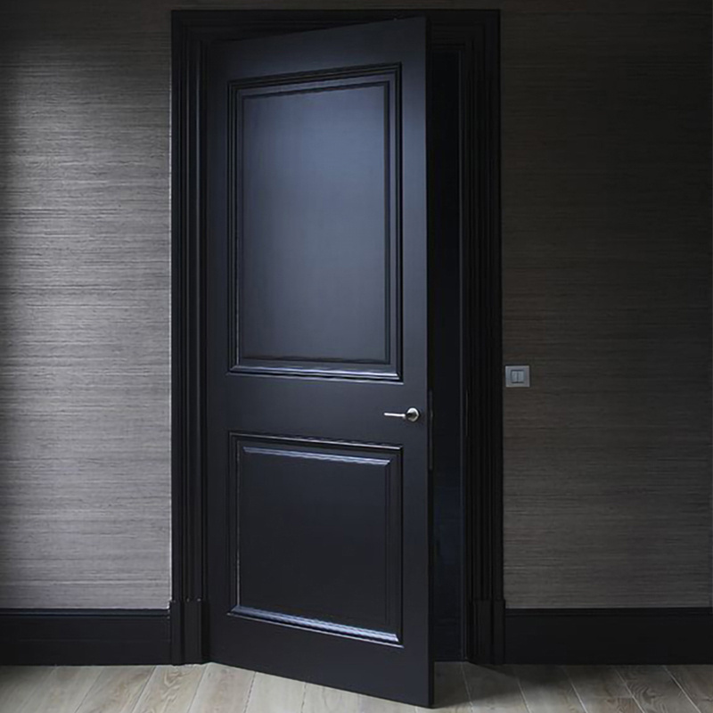 Wholesale Price Hotel Solid Wood Melamine Door Interior Soundproof Doors Modern Interior Room Door For House