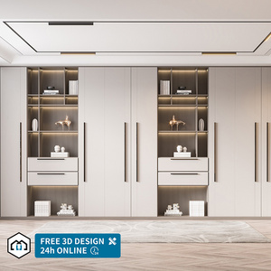 Walk In Closet Custom Made Modern MDF Plywood Wardrobe Bedroom Storage Cabinets Walk In Closet Wardrobes Design