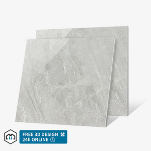 Glazed porcelain interior premium porcelanato 60x60 ceramic marble look bedroom floor tile