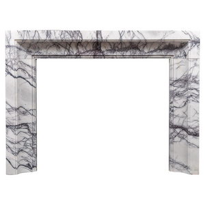 Modern Indoor Decorative Natural Stone Fireplace Surround Marble French Fireplace Mantel For Sale