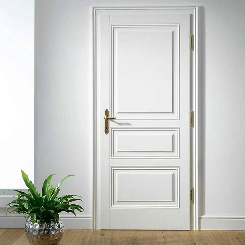 Automatic Solid Wood Swing Door Mdf Core,Modern White Interior Doors