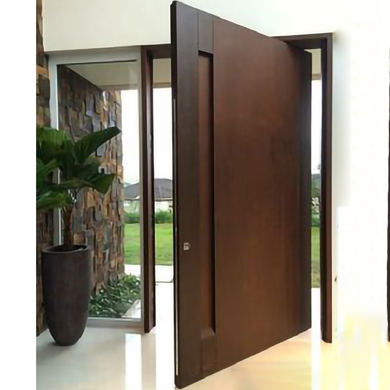 Hitech pivot doors Security exterior large main entry front stainless steel pivot door for home houses modern Others pivot door