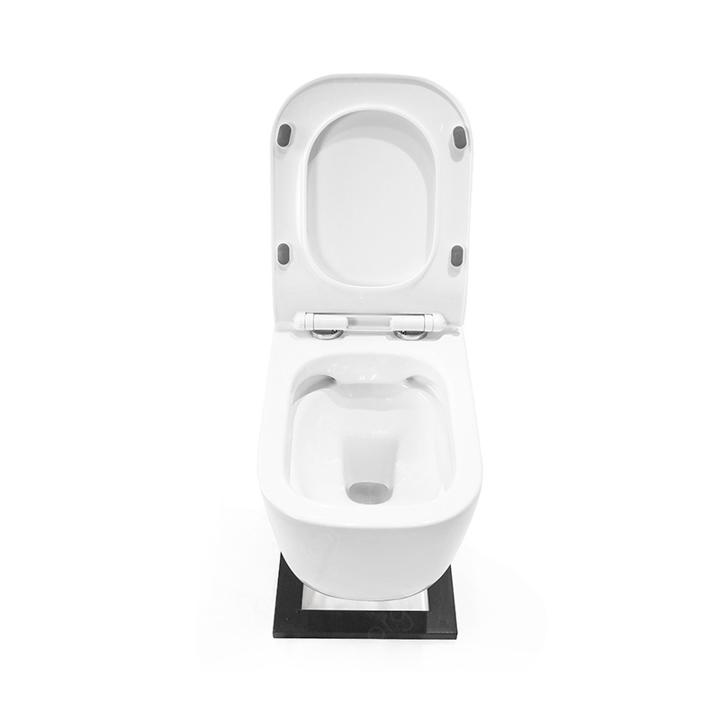 Modern mounted colored bowl wc set commode luxury one piece hang matte black color wall hung toilet