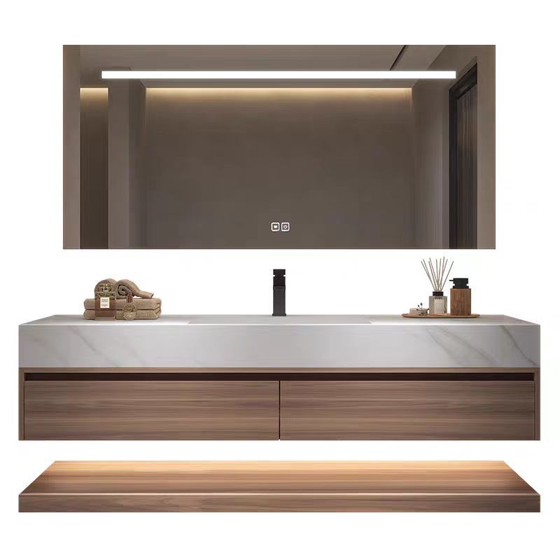 The New Listing Bathroom Furniture Sets High Quality Vanity Mirror Solid Wood Modern Sanitary Ware Cabinet