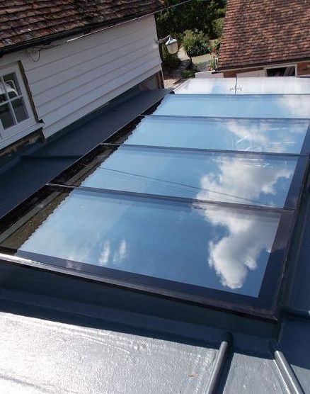 Customizable Fixed Flat sky Roof Tempering Glass Skylight Rooflights