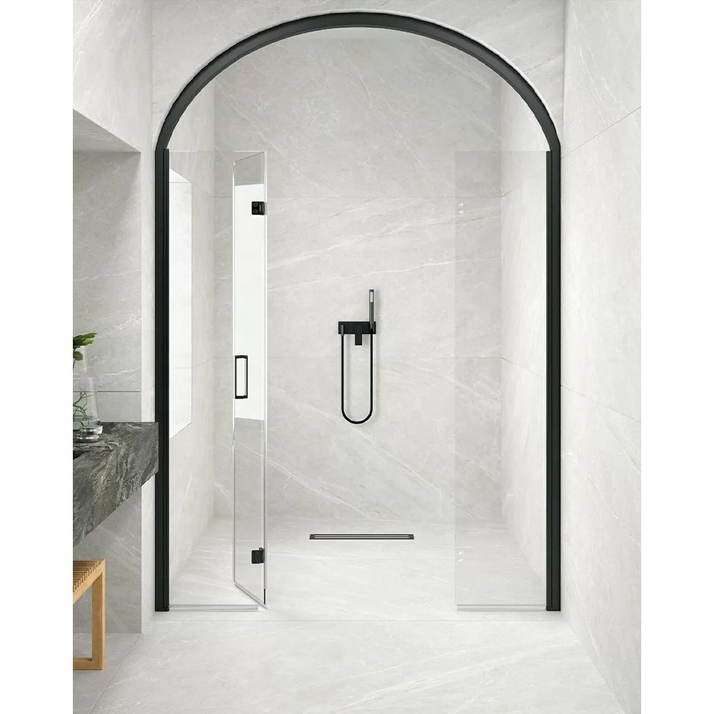 Tempered glass shower cabin bathroom glass shower rooms accessories enclosure interior glass door hinges for houses