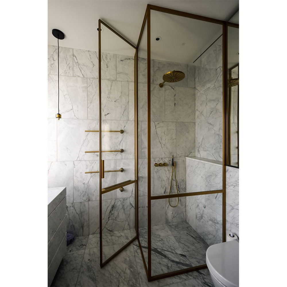 Tempered glass shower cabin bathroom glass shower rooms accessories enclosure interior glass door hinges for houses