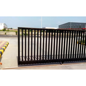 Contemporary Automatic System Fence Sliding Gate Garden Gates For Villa House Electric Wrought Iron Driveway Gate