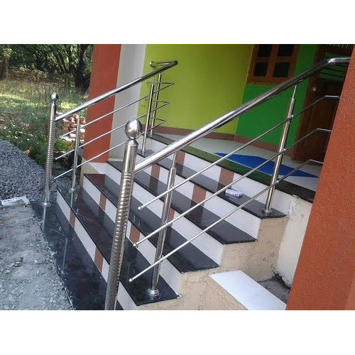 Modern 304 316 Stainless Steel Pipe Railing Balcony Stair Rod Bar Balustrade Post