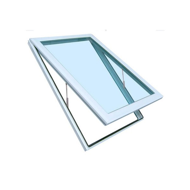 Residential manual opening top hinged roof windows aluminum roof skylight loft roof windows