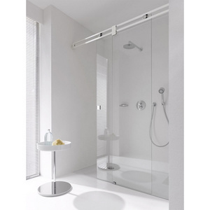 Aluminum corner tempering glass walk in shower enclosures high quality simple bathroom sliding doors designs