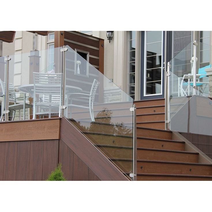 Balustrade wooden post cable railing system stainless steel balcony railing stainless steel cable wire stair deck railing