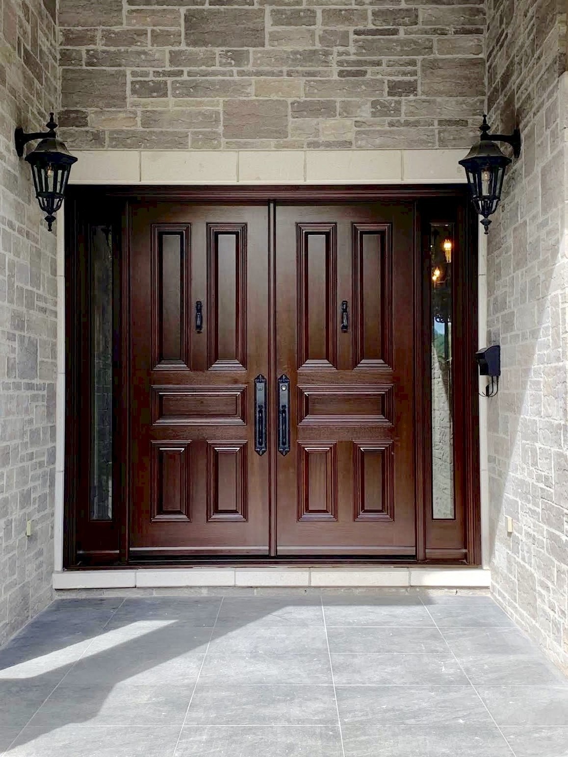 Exterior front carving teak wood doors main entrance double carved wooden door with smart lock design