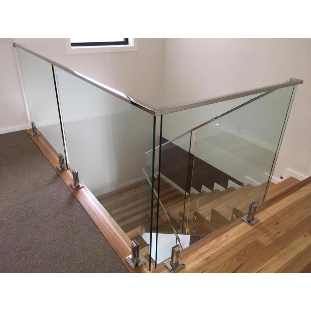 Spigot Glass Railing Deck Aluminum Frame Modern Design Minimalist Fencing