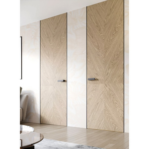 High quality modern design wood interior doors with frmes house room MDF prehung door for house