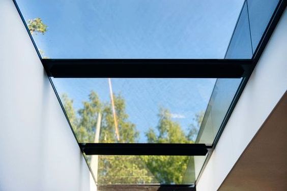 Customizable Fixed Flat sky Roof Tempering Glass Skylight Rooflights