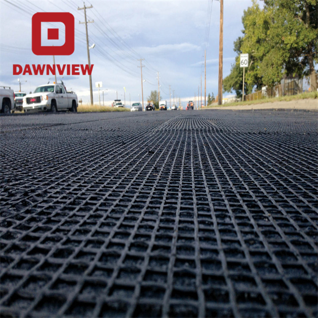 Dawnview plastic driveway geogrid mesh PP biaxial geogrid for road soil stabilizer and slope protection