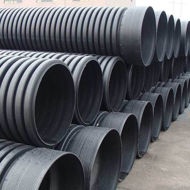 Sn4 Sn8 Sn16 18 Inch HDPE Double Wall Corrugated PE Drainage Pipe Dwc HDPE Plastic Culvert