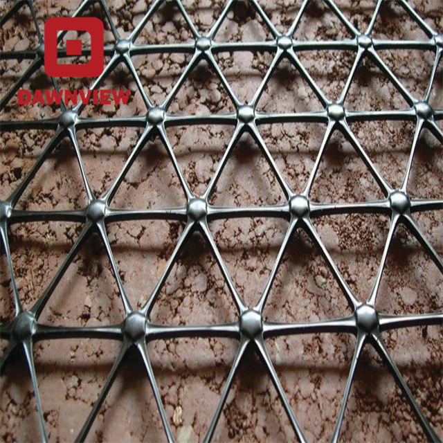 Dawnview plastic driveway geogrid mesh PP biaxial geogrid for road soil stabilizer and slope protection