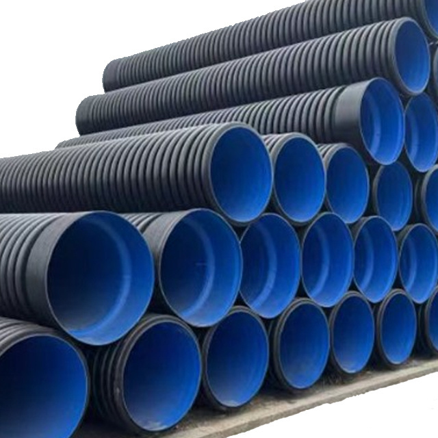 Sn4 Sn8 Sn16 18 Inch HDPE Double Wall Corrugated PE Drainage Pipe Dwc HDPE Plastic Culvert