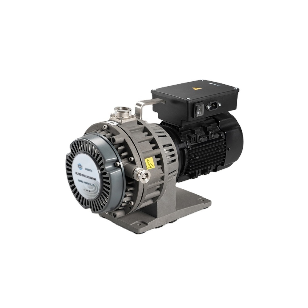 3.6 m3/h, 2.2 cfm pumping speed GEOWELL dry scroll pump GWSP75 combined with lower ultimate pressures and lower noise level