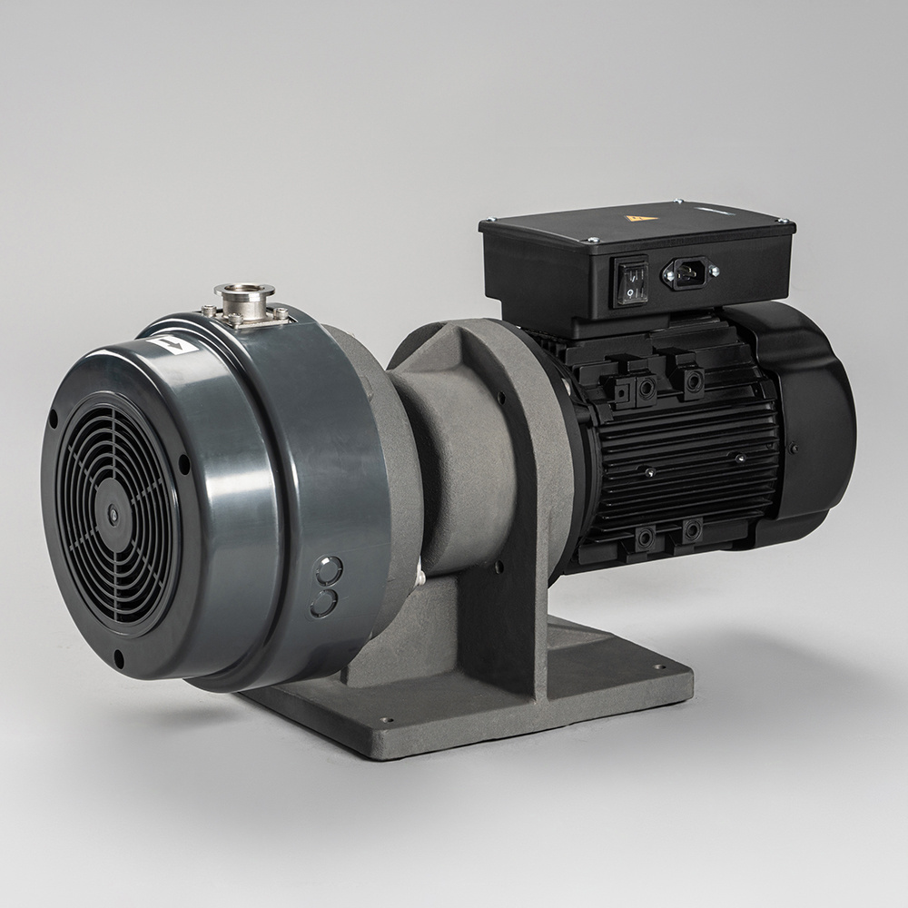 15.8m3/h (264L/min) GWSPS300 dry scroll pump combined with lower ultimate pressure, lower power consumption and lower noise