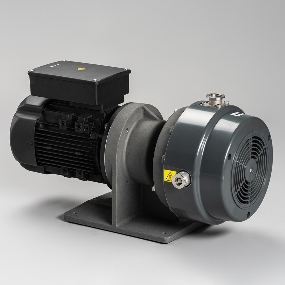 15.8m3/h (264L/min) GWSPS300 dry scroll pump combined with lower ultimate pressure, lower power consumption and lower noise