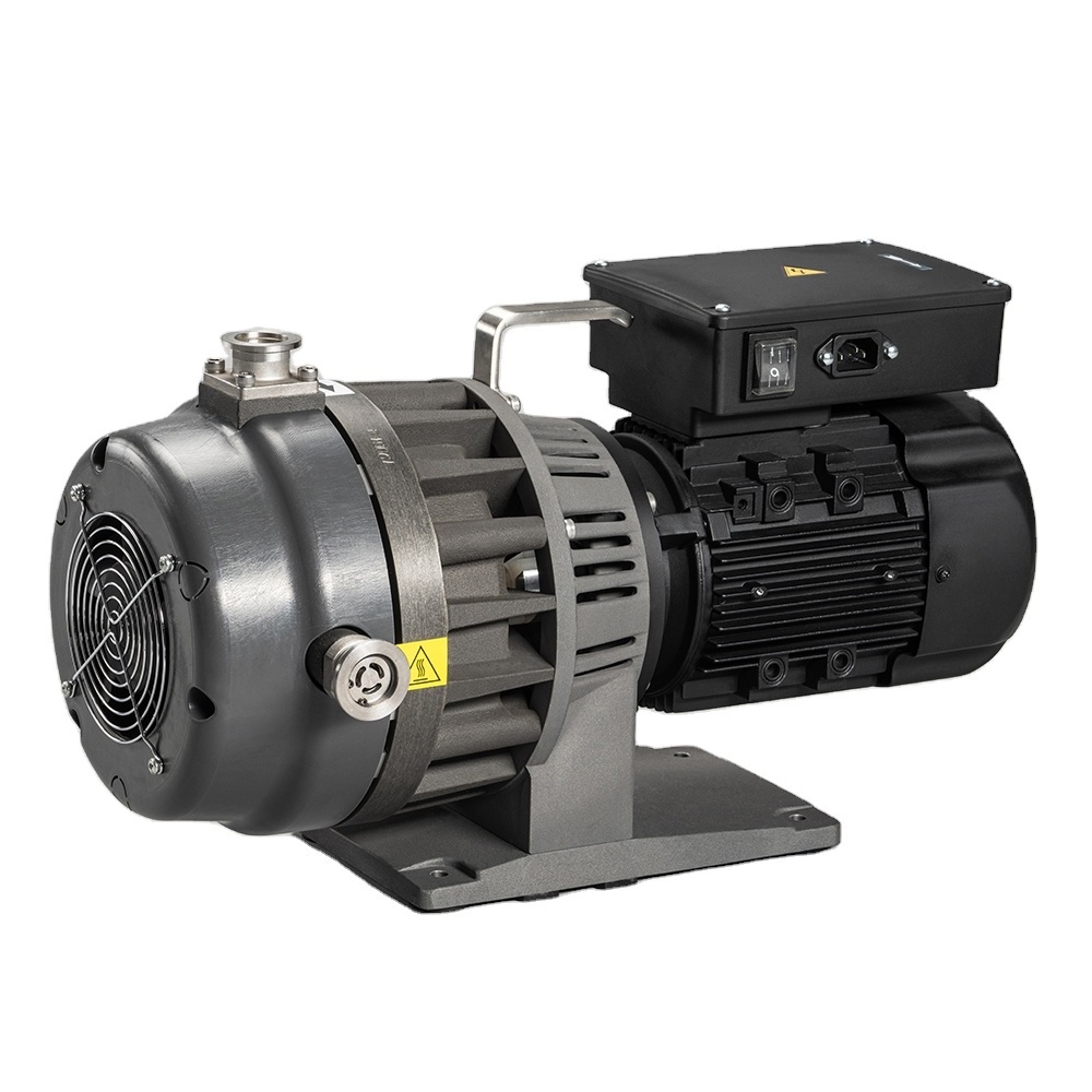 Pumping speed 9.4 m3/h GEOWELL dry scroll pump GWSPS150 combined with lower ultimate pressures and lower power consumption