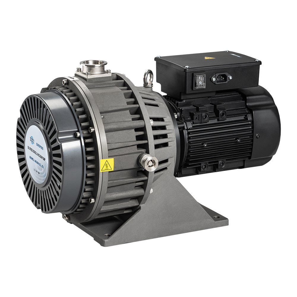 31.3 m3/h (522L/min) GWSP600 dry scroll pump combined with lower ultimate pressure, lower power consumption and lower noise