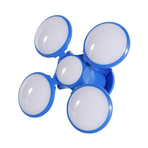 New Shape Football Light Cool White Folding Ufo Lamp E27 40W Deformed Leaf Led Foldable Football Bulb/Football Lamp