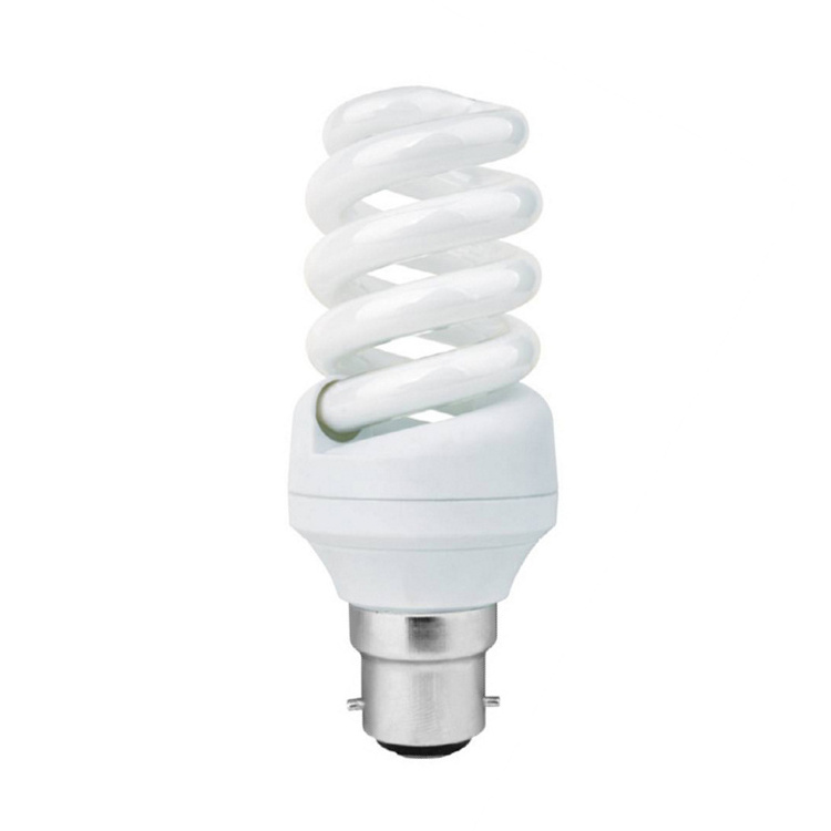 12W b22 led light cfl full half spiral bulb