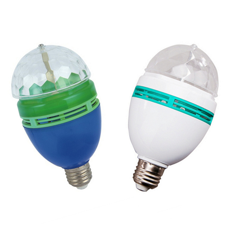 RGB 3W LED Magic Ball Disco Bulb