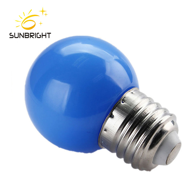 220v b22 e27 small coloured led bulbs