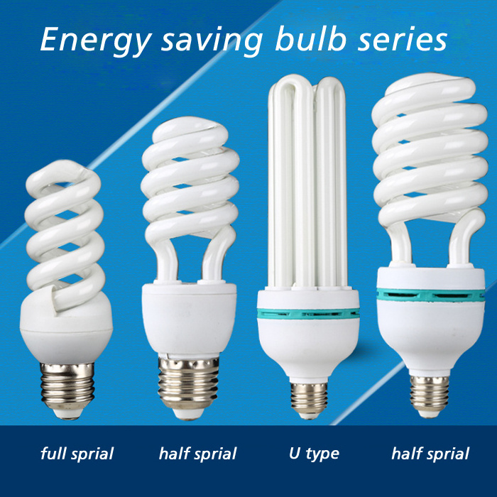 12W b22 led light cfl full half spiral bulb