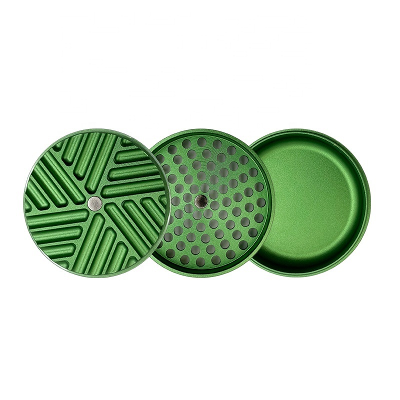 Metal Zinc Alloy Herb Grinder Multi-Color Tobacco Spice Smoking Crusher Lighters & Accessories