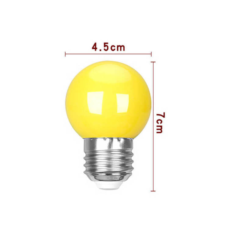 220v 110v b22 e27 c7 red led bulbs