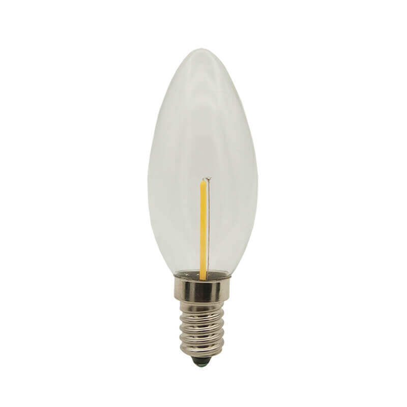 E14 E12 LED Filament Bulb 12V Vintage Glass Bulb with 3000K 4000K 5000K 6000K CCT