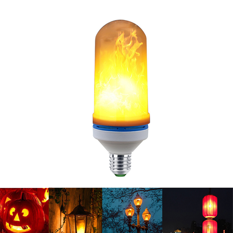 flicker fire effect led light led fire lamp fake fire led silk flame light