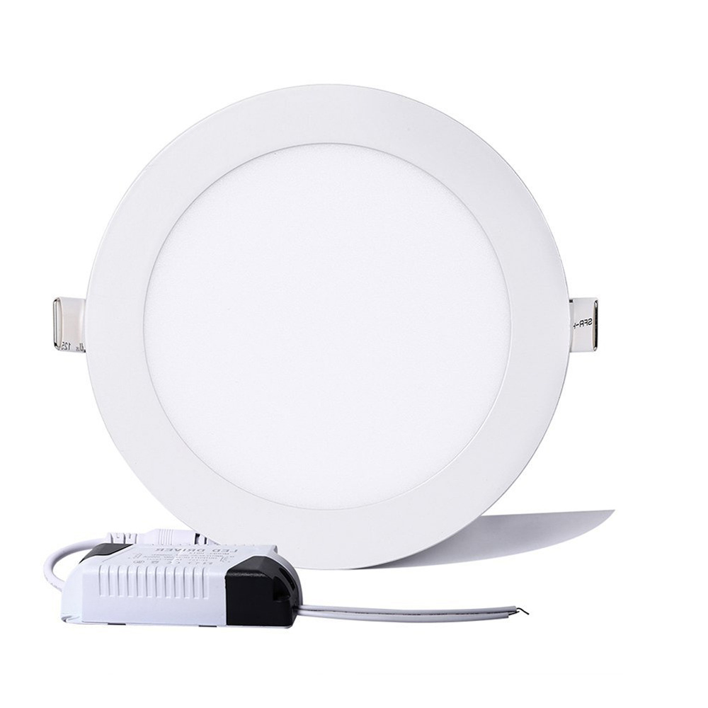 hotsale ce rohs slim ultra thin recessed round led panel light