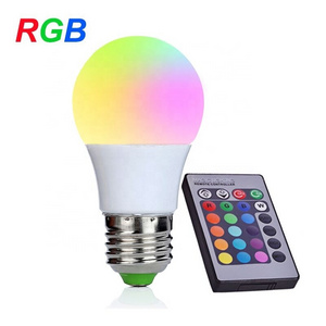 e27 screw b22 two pin remote control cct color temperature changing rgb light color led bulb