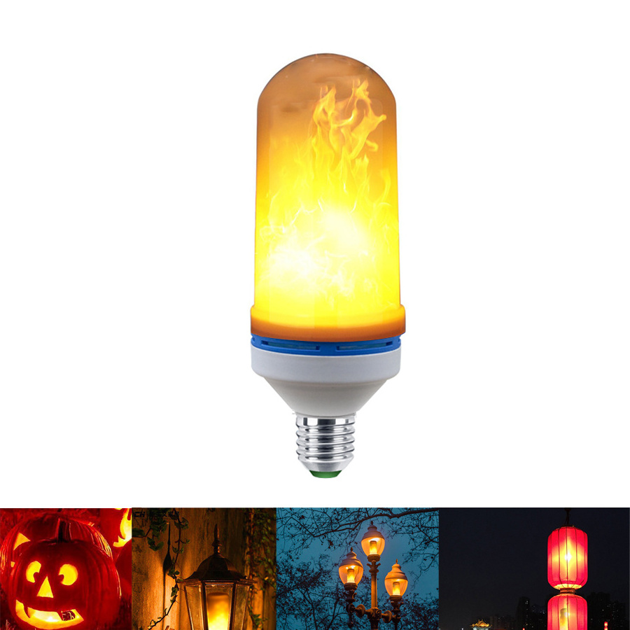 fire flickering torch led flame effect bulb led flaming light bulb led flame light bulb