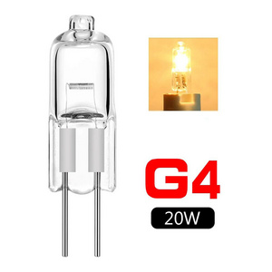 35W G4 Halogen Bulb 24V LED Light Source AC/DC Powered G9 Base Type Glass Lamp Body for Warehouse Lighting