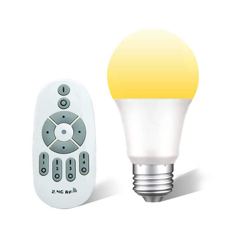 B22 E26 E27 LED Light Bulb with Remote Control Bluetooth Switch Mode AC Power Supply for Hotel Applications A19 Type