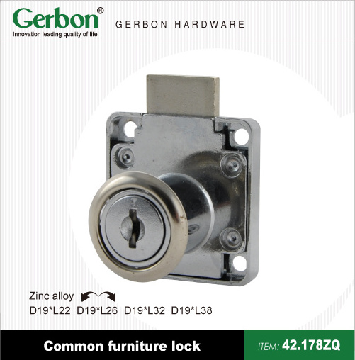 zinc alloy drawer lock cabinet lock hot sale