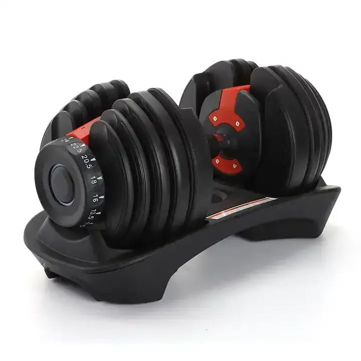 Gericon durable cheap round 24kg 40kg cast iron barbell adjustable dumbbell set weight lifting plate for gym commercial sale