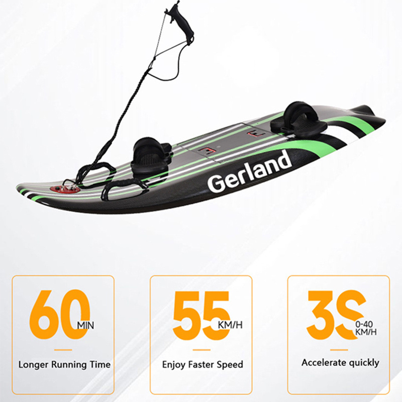 2024 High quality hydrofoil surfboard electric 12kw fast speed 60km/h powered jet surf motor jetsurf electric surfboard